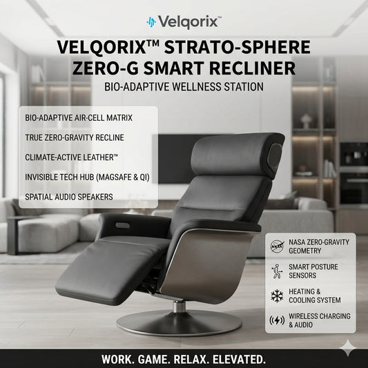 Velqorix™ Strato-Sphere Zero-G Smart Recliner